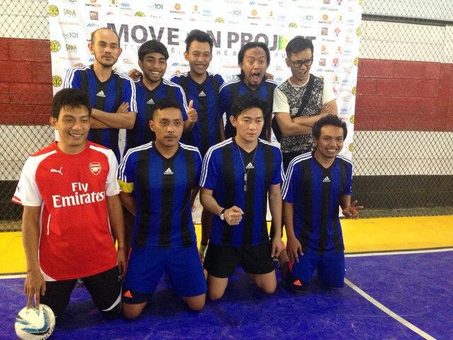 sandy_latif's tweet image. Alhamdulillah juara II #moveonproject @seventeenband FC #bukanmainmain