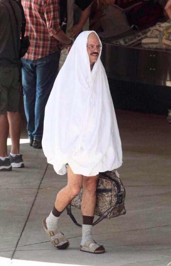 leaving a friend's house the next day