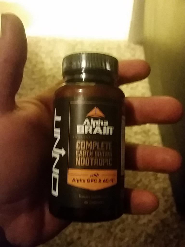 AllDayLA34's tweet photo. @Onnit  Just got my first ever bottle of alpha brain your the man @joerogan #TeamOnnit http://t.co/Qn4QtHKT4r