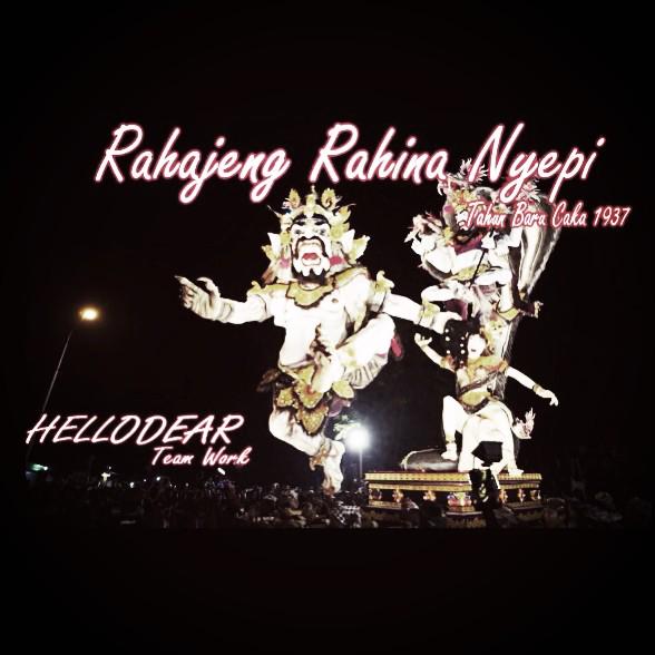 Selamat hari raya nyepi teman"ku semua 🙏