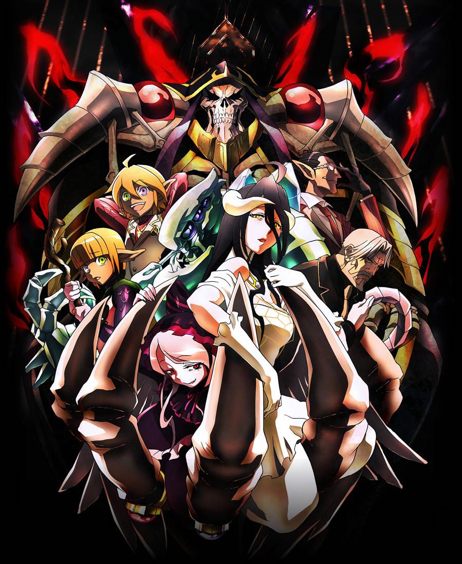 Overlord anime key visual Albedo, Anime, Sword art online