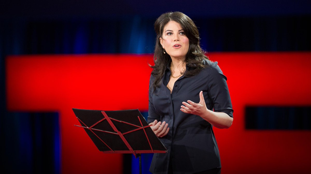 MonicaLewinsky's tweet image. here it is, folks! “@TEDTalks: Watch @MonicaLewinsky's #TED2015 talk on the price of shame: t.ted.com/2224Guw http://t.co/2ty6zxj6pP”