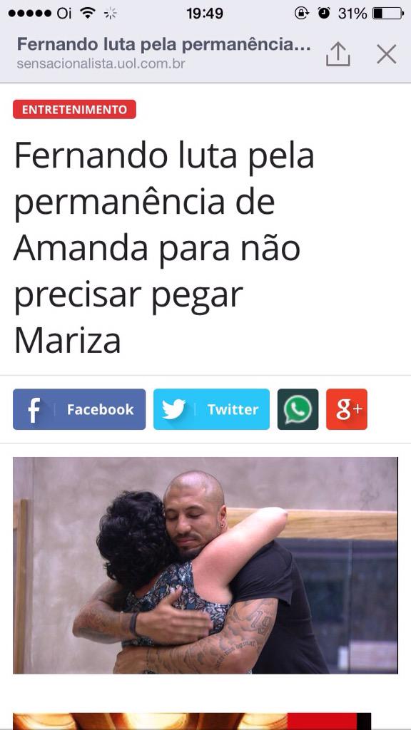 Eita Giovana #BBB15 😂