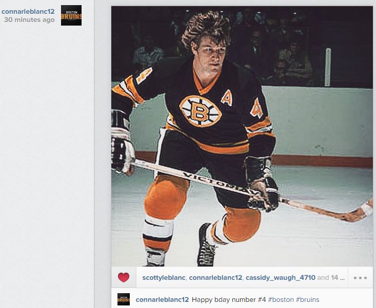 I don\t always brag, but when I do, I prefer to brag about a kid wishing Bobby Orr Happy Birthday.  Atta boy Connar. 