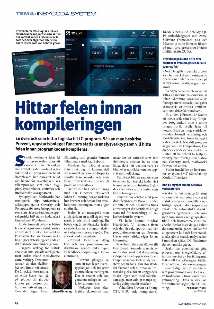 Functors's tweet image. Read about Functor AB and Functor Group AB in the news - Functor&apos;s technology, products including Functor Prevent™.