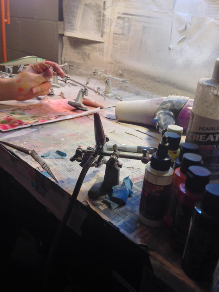 FulksCustoms's tweet photo. Where all the painting happens! http://t.co/2s8dB80HOo