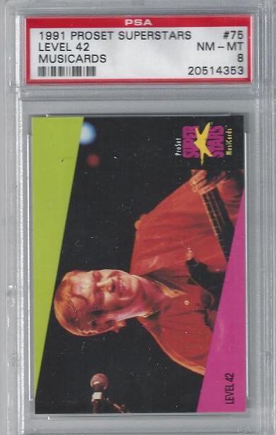 FavMusCards's tweet image. 1991 Proset Musicards Psa Graded Level 42 card.  They did 'Something About You', 'It's Over' and others.