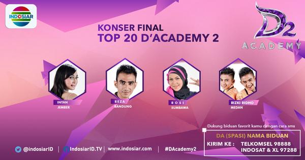 Indosiar's tweet photo. Kira-kira grup 2 akan ada duet antar finalis gak ya? Penasaran? Nonton ya sore ini pkl 16.30 WIB #DAcademy2 http://t.co/nFy5UqD7T2