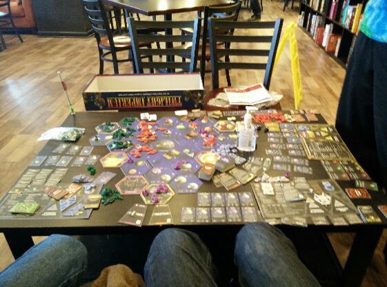 Eric Weiss Tov (@weissometer) on Twitter photo <a href="/wilw/">Wil Wheaton</a> First game of Twilight Imperium ever completed @theboardandbrew : 7:15am to 4:30pm! <a href="/wilw/">Wil Wheaton</a> First game of Twilight Imperium ever completed @theboardandbrew : 7:15am to 4:30pm!