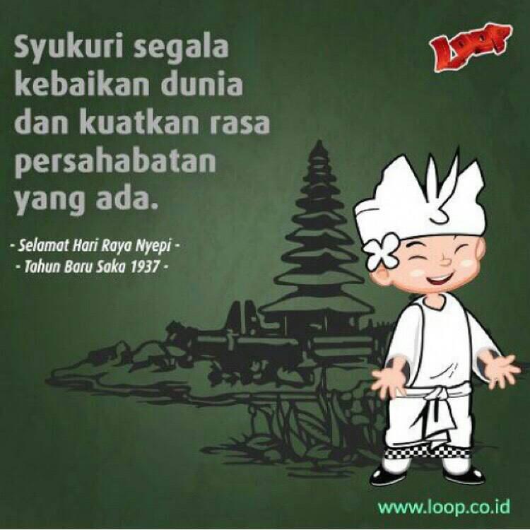 tsel_siantar1's tweet image. Selamat Hari Raya Nyepi buat teman2 Loopers yang merayakan #LoopB15A