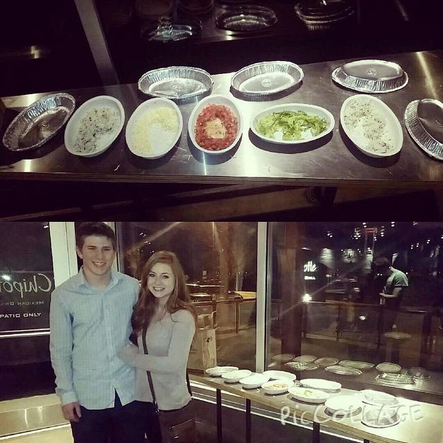 Ask her with chipotle so she knows it's real 🙌