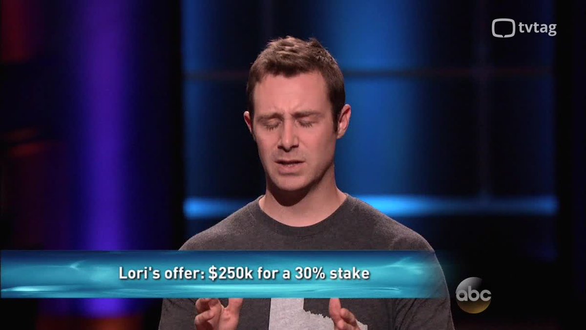 tvtagSharkTank's tweet photo. Two offers on the table! He remains displeased, however. #SharkTank #SharkTankNation http://t.co/9vkeZaCBUl