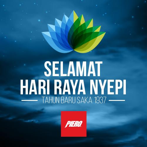 Selamat Hari Raya Nyepi Taun Baru Caka ke 1937 untuk semua yang merayakan.