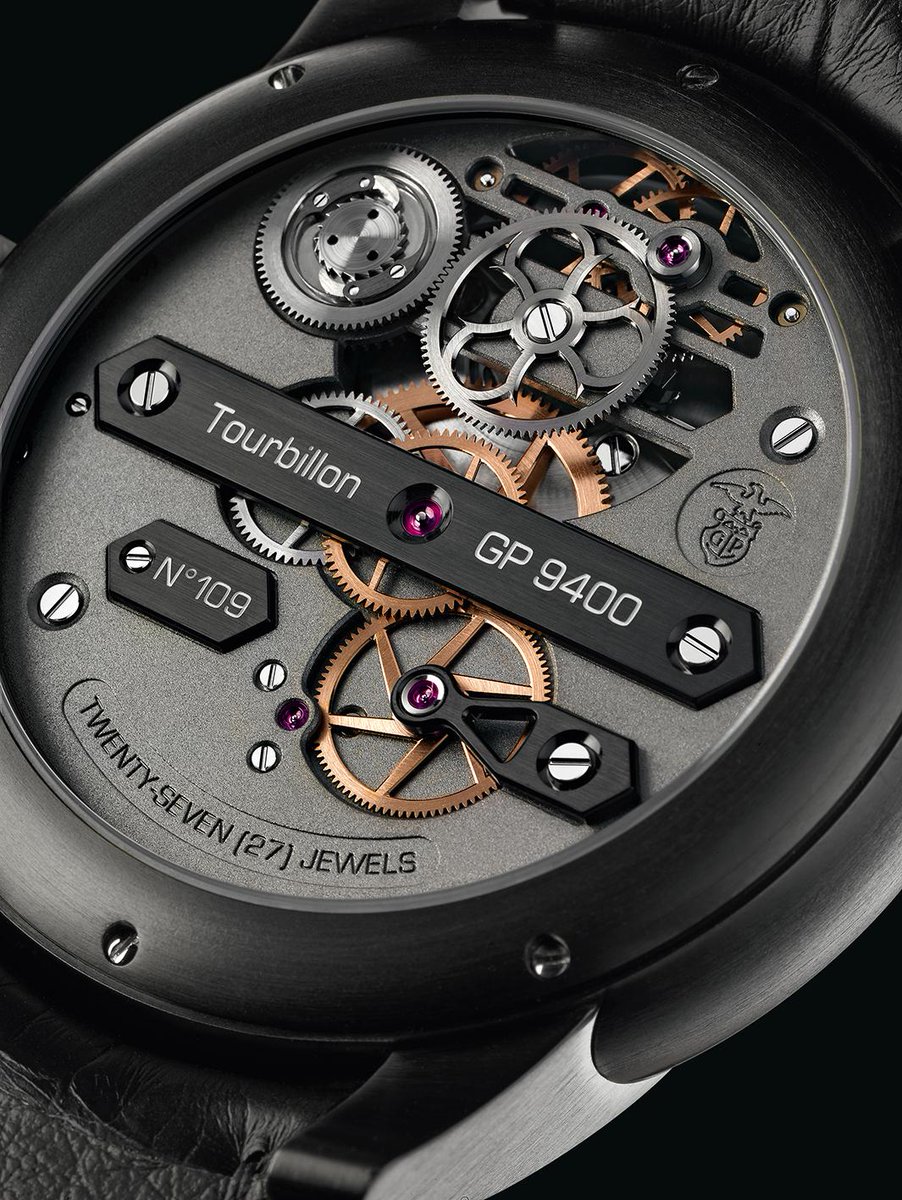GirardPerregaux's tweet photo. Between #past and #present: The #Neo-Tourbillon with Three Bridges #Titanium &amp; DLC. #GirardPerregaux #Baselworld2015 http://t.co/vX7s6W1QeF