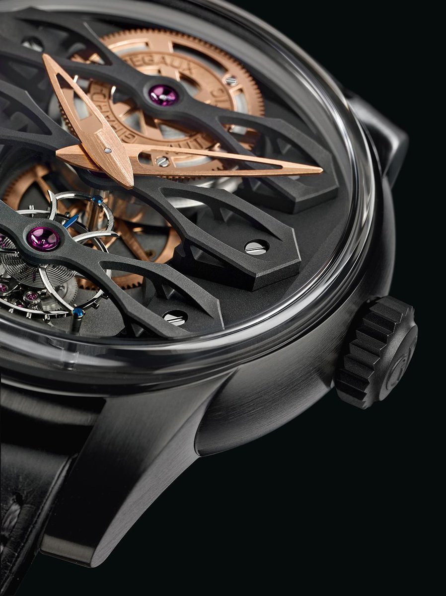 GirardPerregaux's tweet photo. Between #past and #present: The #Neo-Tourbillon with Three Bridges #Titanium &amp; DLC. #GirardPerregaux #Baselworld2015 http://t.co/vX7s6W1QeF