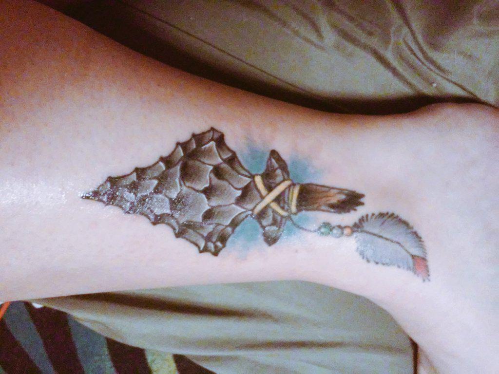 HolmanBanks's tweet photo. buzzed tattoo all finished one down a lot more to go http://t.co/q8yGhQpsFU