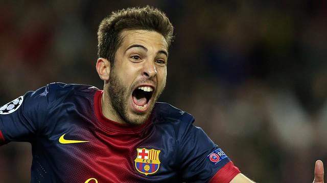 Spanish player, Jordi Alba Ramos was born March 21, 1989. He plays Happy Birthday 