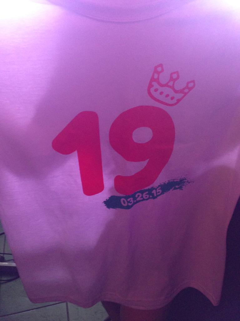 \" Thanks, for this shirt!!! Advanced Happy Birthday. ... 

Kathryn Bernardo GFD