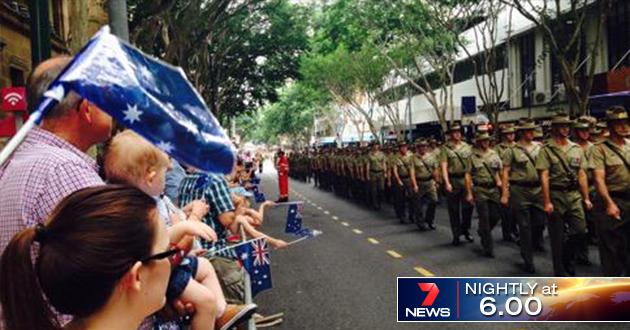7NewsAdelaide's tweet photo. TONIGHT AT 6: Our troops welcomed home in parades across the nation #OperationSlipper http://t.co/KgHTrYEoEQ
