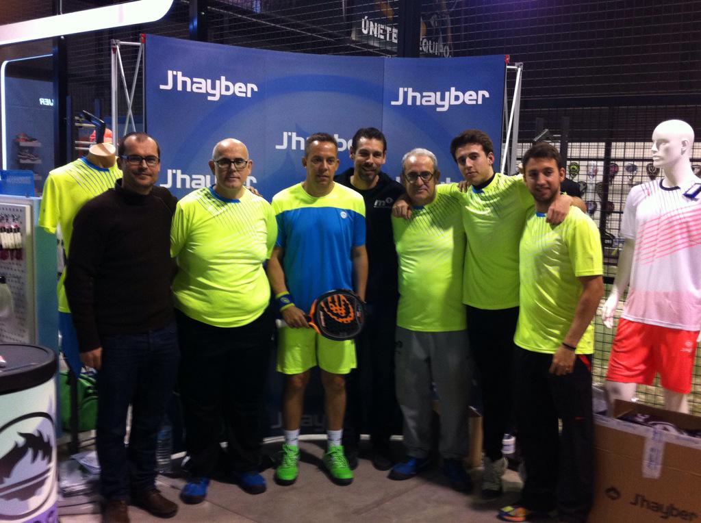 Enhorabuena a todo el equipo de <a href="/m1deportesmatch/">deportesmatch.com</a> <a href="/JHayber_Padel/">J'hayber Pádel</a>