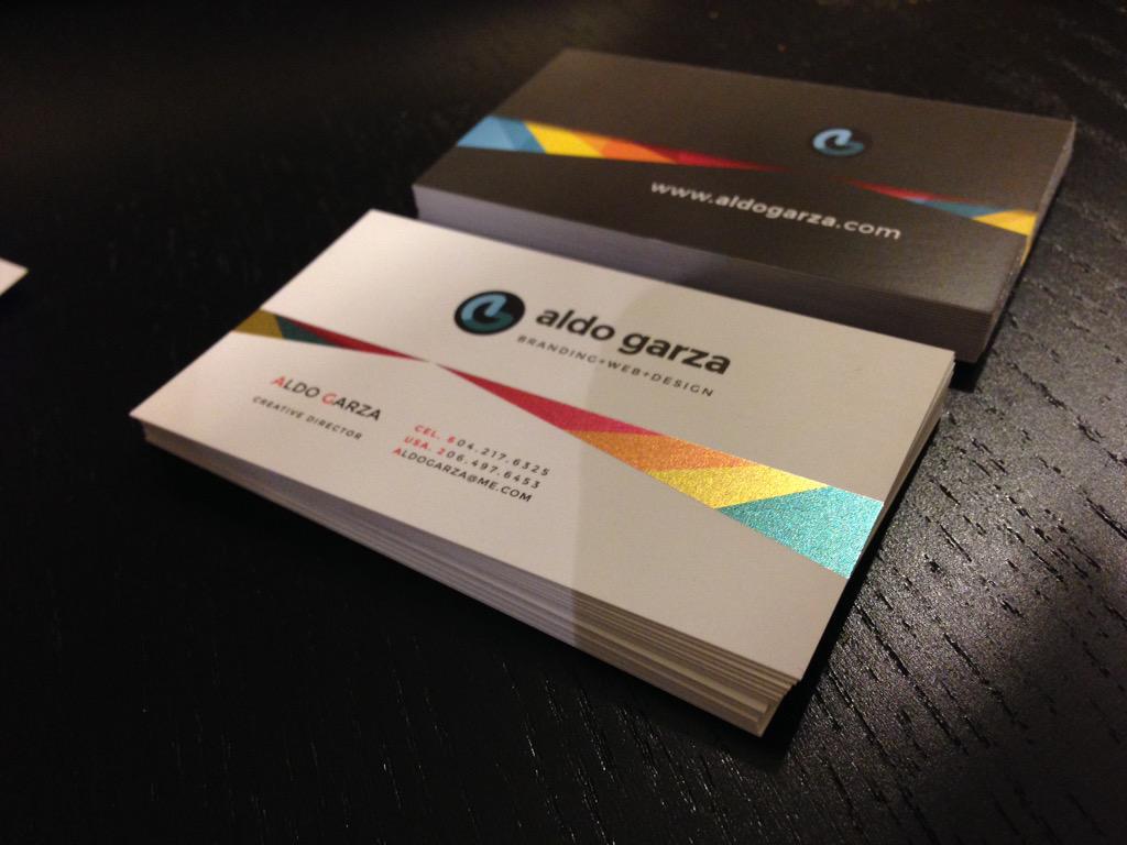 Aldova's tweet image. My new business cards #BusinessCard #sharpdesign #stationery