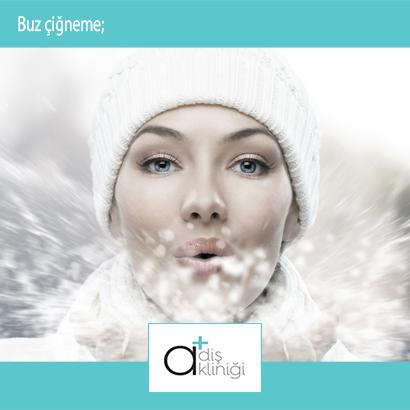 Çok soğuk içecekler içmek, buz çiğnemek dişlerin kırılmasına neden olabilir. Diş minesine ve dolguya zarar verebilir.