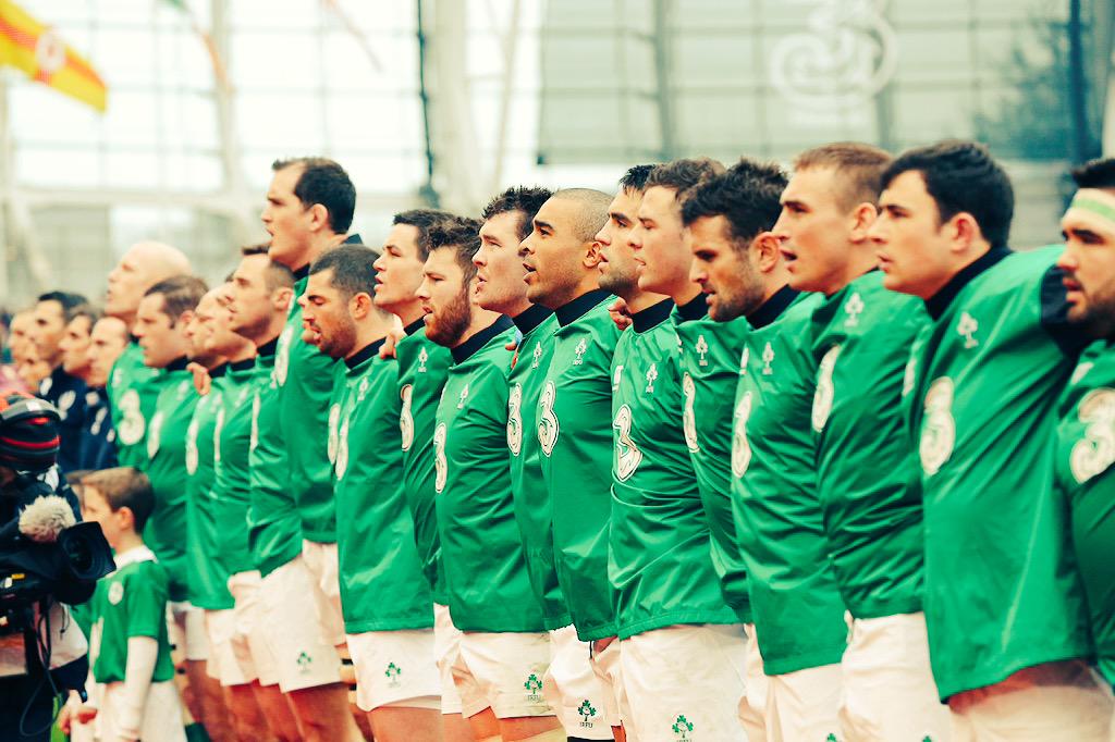 Match day in Edinburgh. Time to stand #ShoulderToShoulder with the <a href="/IrishRugby/">Irish Rugby</a> team. COME ON IRELAND.