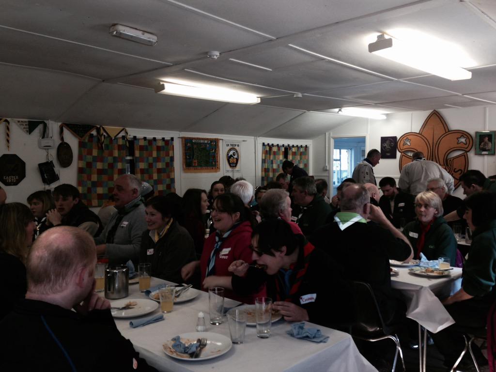 Crawfordsburnsc's tweet photo. NI cub leaders skills day lots of information about the new programme http://t.co/Nbi8lKTNWm
