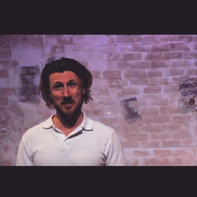 Tonight is our last performance of Trainspotting in The Cork Arts Theatre. Begbie's trying to hold back his tears!