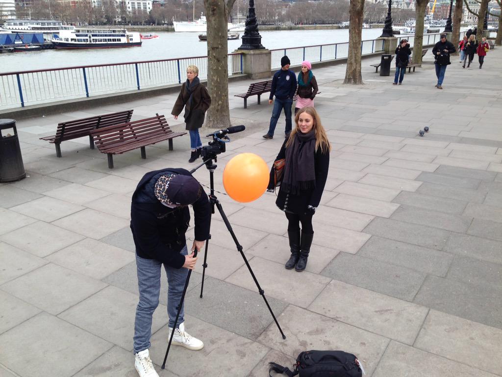 180DC_LSE's tweet photo. Filming for our new impact initiative! http://t.co/tufVUgYLW1