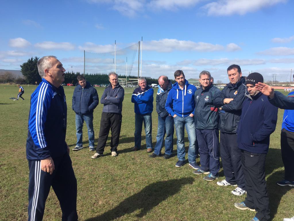 LaoisCoaching's tweet photo. Great workshop today from 2 masters of the game massive thanks to Jerome stack &amp; Donie Buckley for a great session http://t.co/xzVdnJHdCE