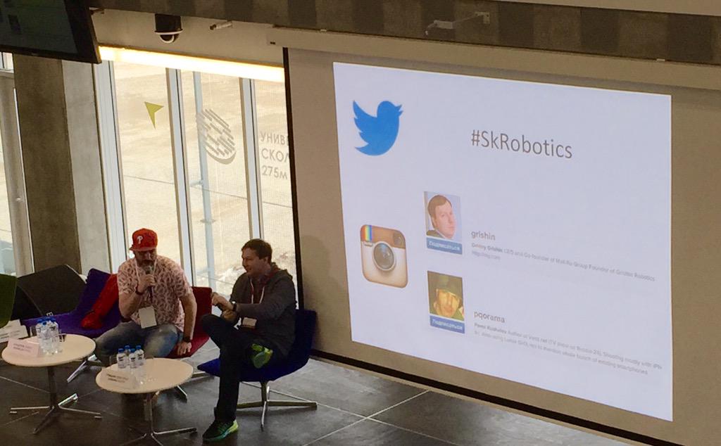 mefendieva's tweet image. @pqorama и Дмитрий Гришин рассуждают о перспективах робототехники #SkRobotics