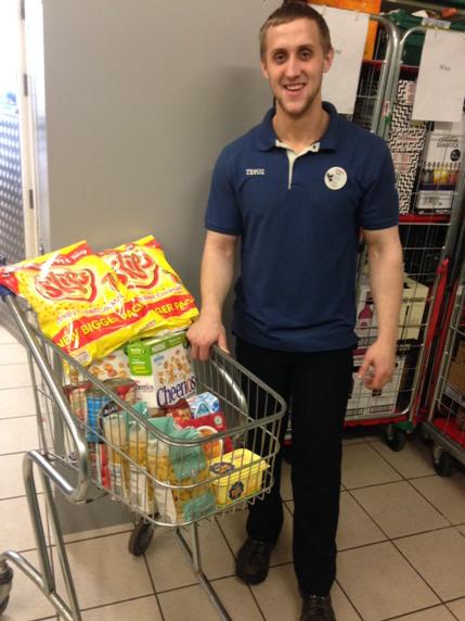 Rogerstone5990's tweet photo. Food bank collection for RBS Newport supporting the local community @tucker_brendan @rhididdy @jameshorton79 http://t.co/h7qOYOA5Al