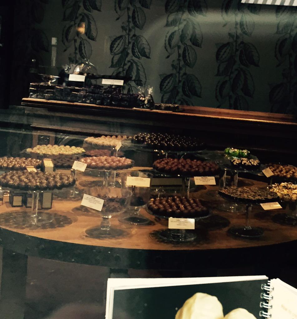 Paul Young very good chocolate not sure about Stilton dark choc truffle I'll stick to the more sedate flavours