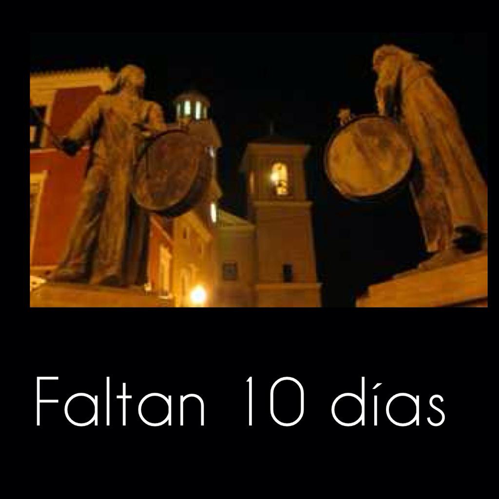 Muleños/as ya comienza la cuenta atrás para la gran noche!! #LaNocheDeLosTambores