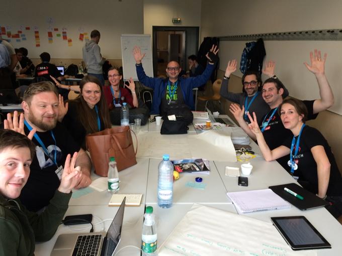ogryson's tweet photo. The future winning team!!! #hackathon #ehealth #hhcamp http://t.co/UxwRBDeC8x