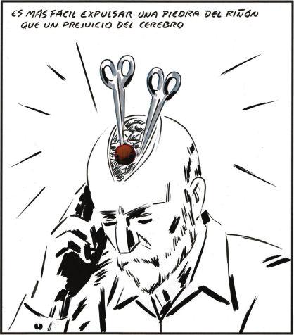 El Roto: “Es más fácil expulsar una piedra del riñón que un prejuicio del cerebro”
elpais.com/elpais/2015/03…