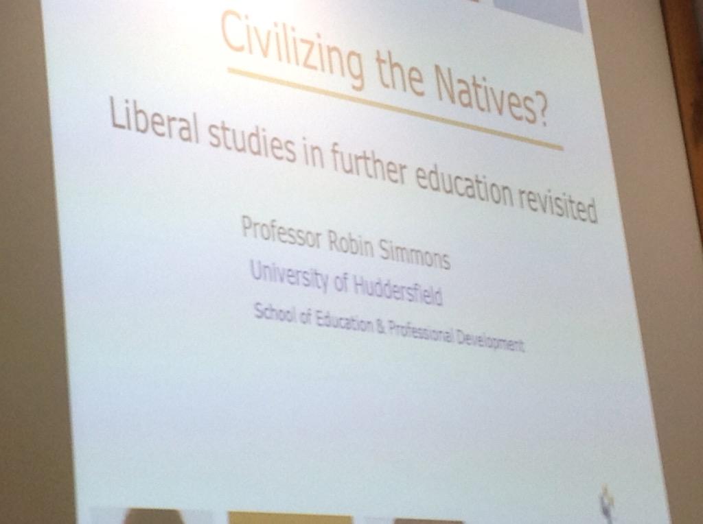 Interesting key note speech from Prof Robin Simmons at the Research Festival #BAEPD - <a href="/eduhuduni/">Education @ HudUni</a>