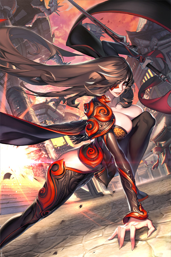 澄夜 Blade And Soul Mobile Game Character Original Illustration 당여월 花无痕 ダン ロアナ Another Version Http T Co Fj6lyaeu4x