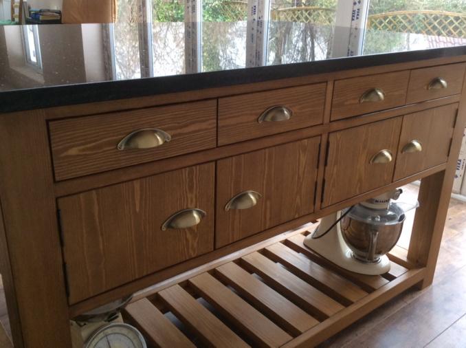 dmsimmons07's tweet photo. Bespoke Kitchen island and breakfast bar for a new extension. http://t.co/XjuilzK6nw