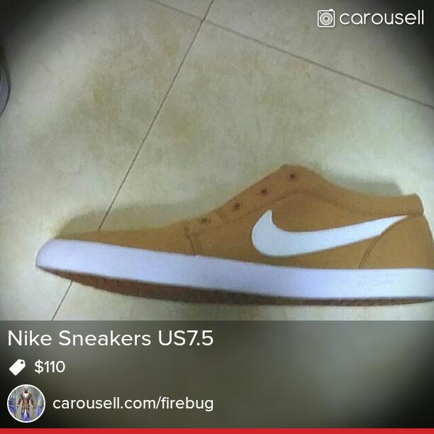 GamerBitHD's tweet image. Selling Nike Sneakers US7.5 $110 carousell.com/p/15799979 #carousell @thecarousell