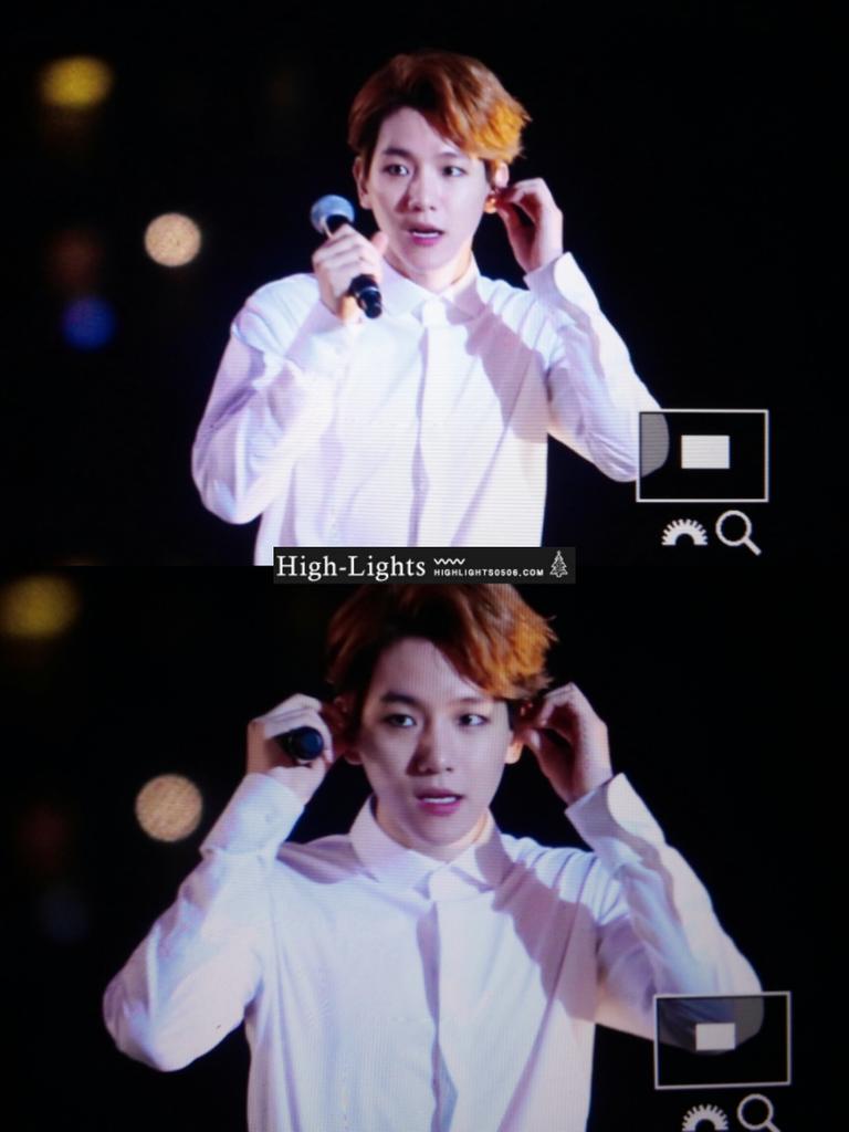 EXOCASTLE's tweet photo. [PREVIEW] 150321 #SMTOWNTaiwan - Baekhyun
cr: highlights http://t.co/nNwrS74knb