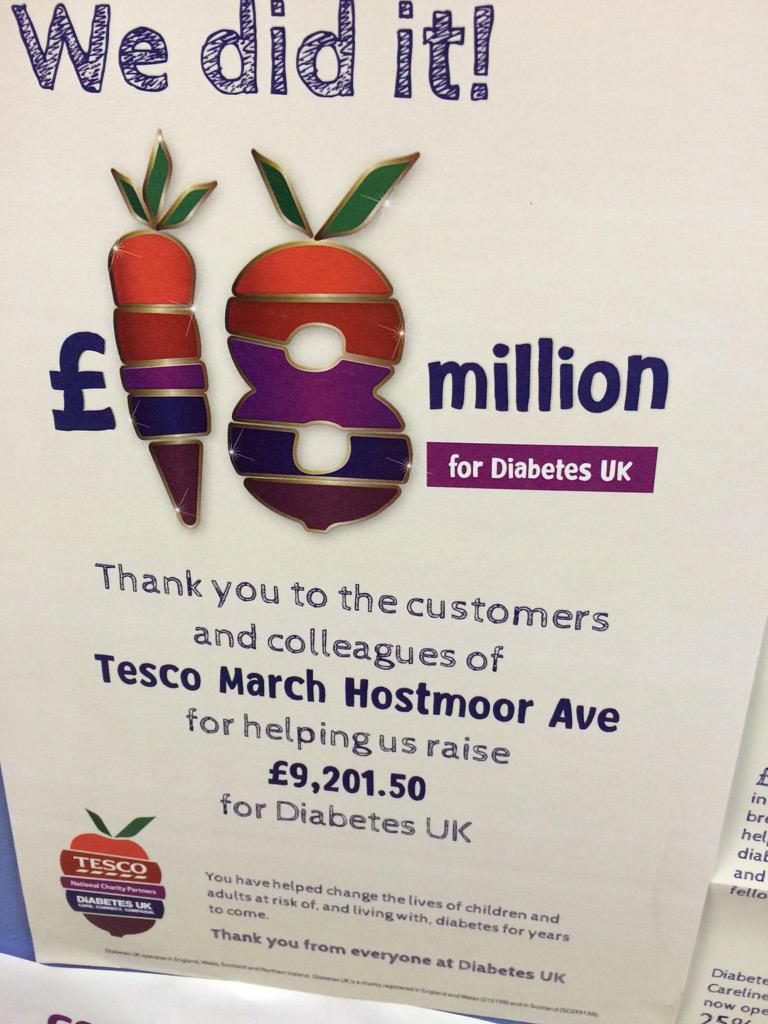 HeatherCatley's tweet photo. Awesome result charity fundraising in March. Well done team 👍👍👏👏 @MarkMjs1 @MarchTesco http://t.co/aQ9vXiRXwU