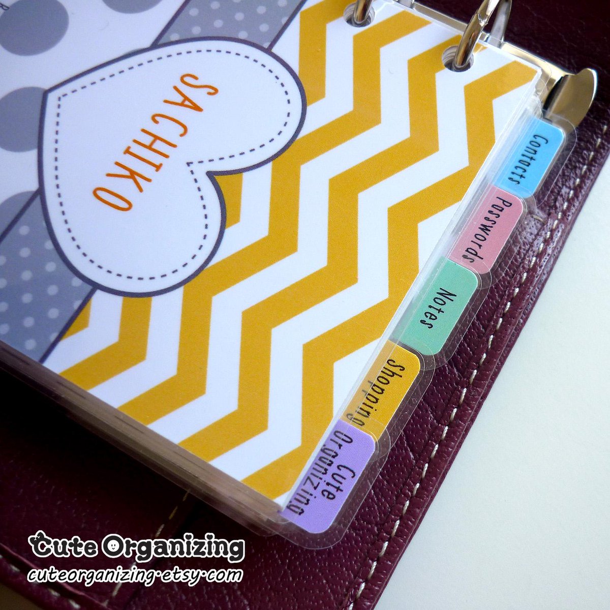 OrganizingUK's tweet photo. タブはこんな感じ。来月販売開始が目標だけど、間に合うかなー？#システム手帳 #ファイロファクス #Filofax #文房具 http://t.co/XOZmKNlzEA