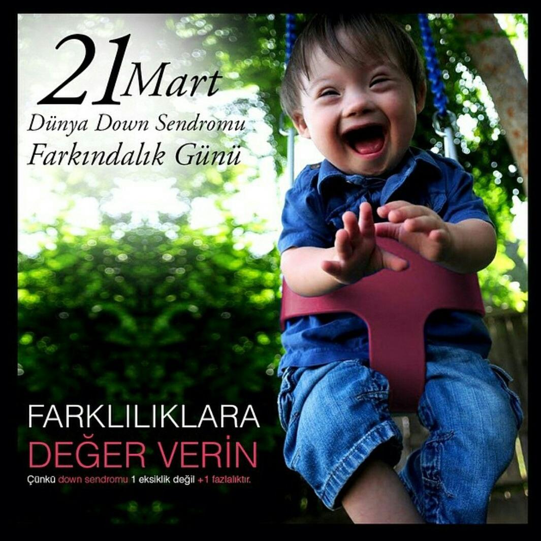 Çünkü DownSendromu
1 eksiklik değil +1 fazlalıktır ✊✊✊