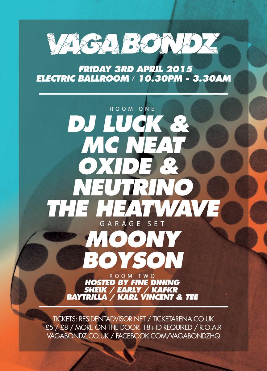 BrickCityFunk's tweet photo. Vagabondz Easter Special - Friday 3rd April @EBallroomCamden - Tickets only £8 - http://t.co/UPNEzIrMTR http://t.co/qvyku8pM4S