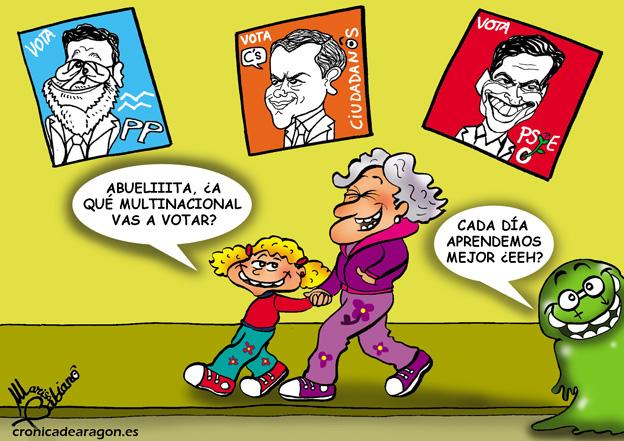 BabianoMarisa's tweet photo. http://t.co/nyf73pQTpX Para llegar a resultados distintos votar a los de siempre lo mejor  eh? #VotaPodemosAndalucia http://t.co/G6Nv8EE8cL