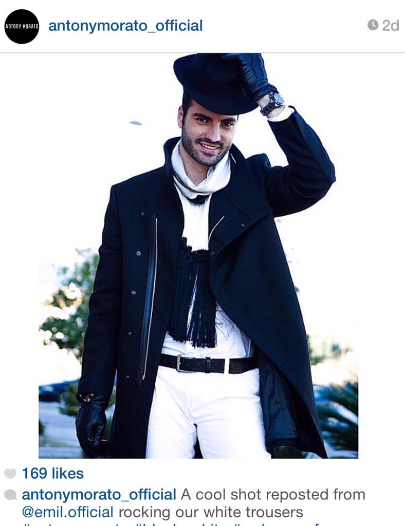 EmilOsmanovic's tweet photo. #antonymorato and I http://t.co/S0AxO7IICw