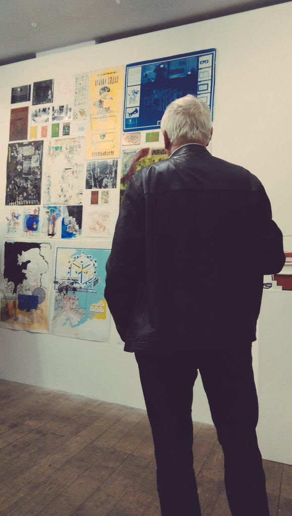 colemanprojects's tweet photo. Pics from last night's PV. We are open today 12-6pm #timestangents #badrickrogers @londonartmap @artupdate @SLArtMap http://t.co/n76cPa3eUa