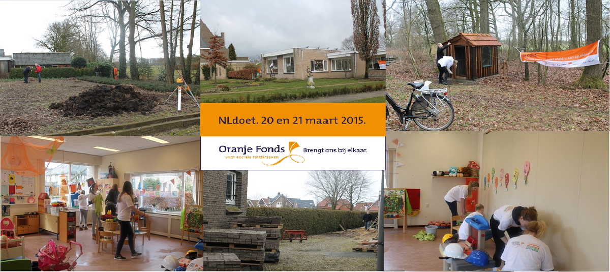 Met vele vrijwilligers wordt er gewerkt aan de projecten die zijn aangemeld zijn voor #nldoet 2015 in #Tilligte